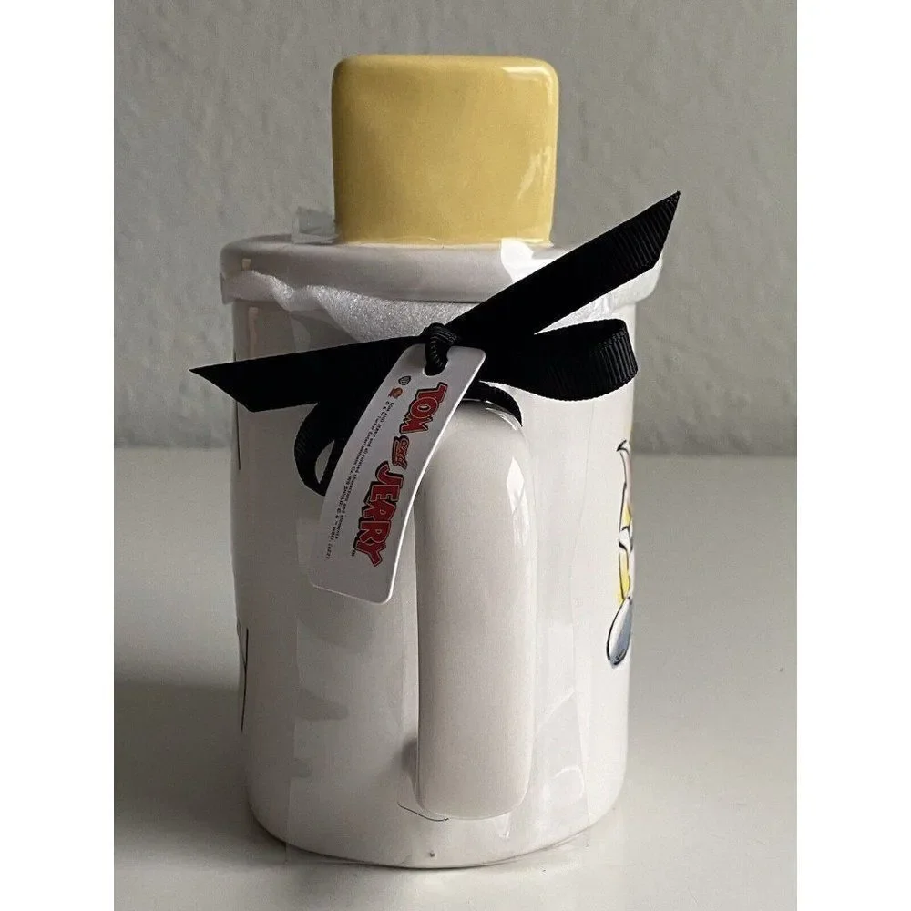 Rae Dunn Tom And Jerry With Cheese Topper Mug Double Sided NEW‎